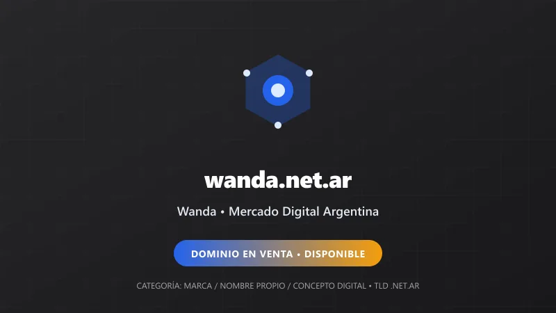Identidad gráfica y activo digital para Wanda en Argentina